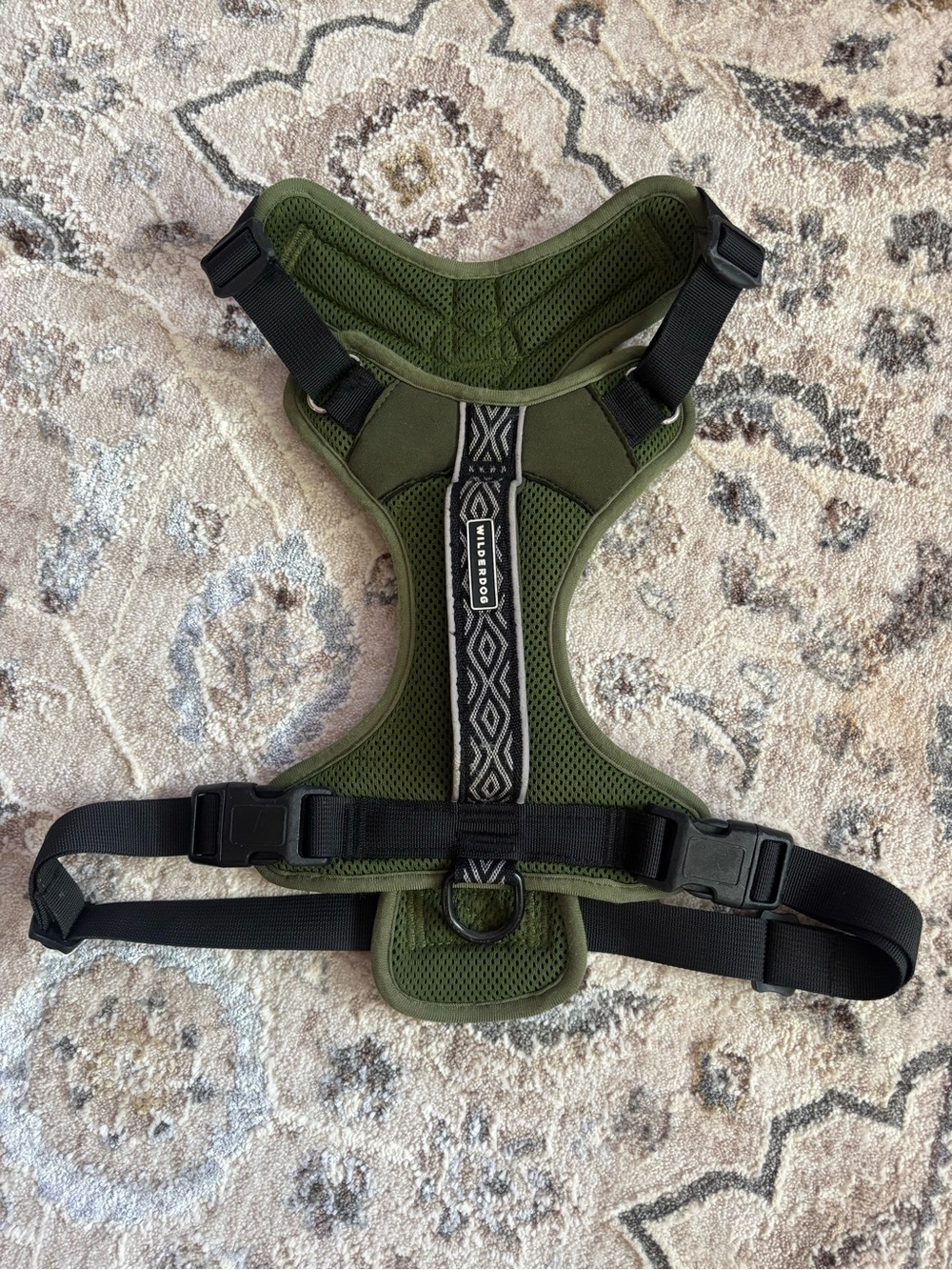 Ruffwood Olive Green Padded No-Pull Dog Harness